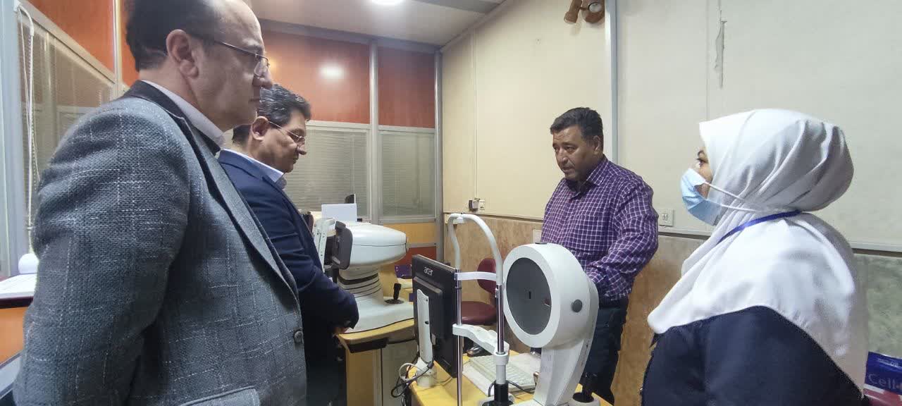 بازدید عضو هیات مدیره مجمع خیرین سلامت استان دکتر علی آجودان زاده